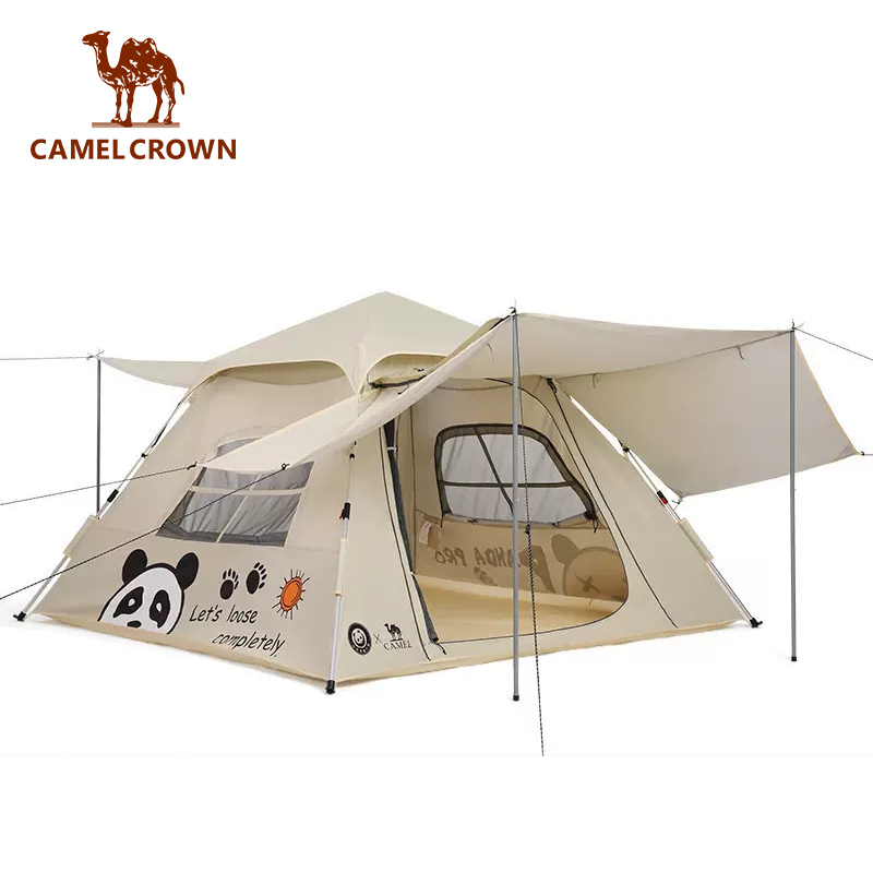 camel-crown-เต็นท์กลางแจ้ง-4-5-คนเต็นท์อัตโนมัติกันฝนอุปกรณ์กันแดด