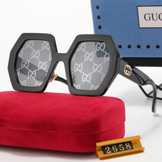 ใหม่ แว่นตากันแดดแฟชั่น ทรงสี่เหลี่ยม กัน UV400 สไตล์พังก์เรโทร สําหรับผู้ชาย ผู้หญิง 2023 2658