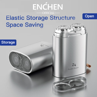 Enchen Z4 เครื่องโกนหนวดไฟฟ้า ขนาดเล็ก 2 หัว แบบพกพา เครื่องโกนแบบเต็มตัว เครื่องโกนแบบเซ็นเซอร์อัจฉริยะ สําหรับผู้ชาย