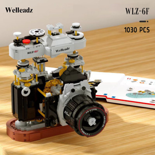 Wlz-6f บล็อกตัวต่อกล้องดิจิทัล DIY สไตล์เก่าแก่ ของขวัญ สําหรับผู้ใหญ่ วัยรุ่น สะสม 1030 ชิ้น