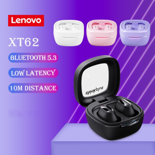 [พร้อมส่ง] Lenovo XT62 BT5.3 หูฟังอินเอียร์ไร้สาย ความล่าช้าต่ํา พร้อมไมโครโฟน 300mAh