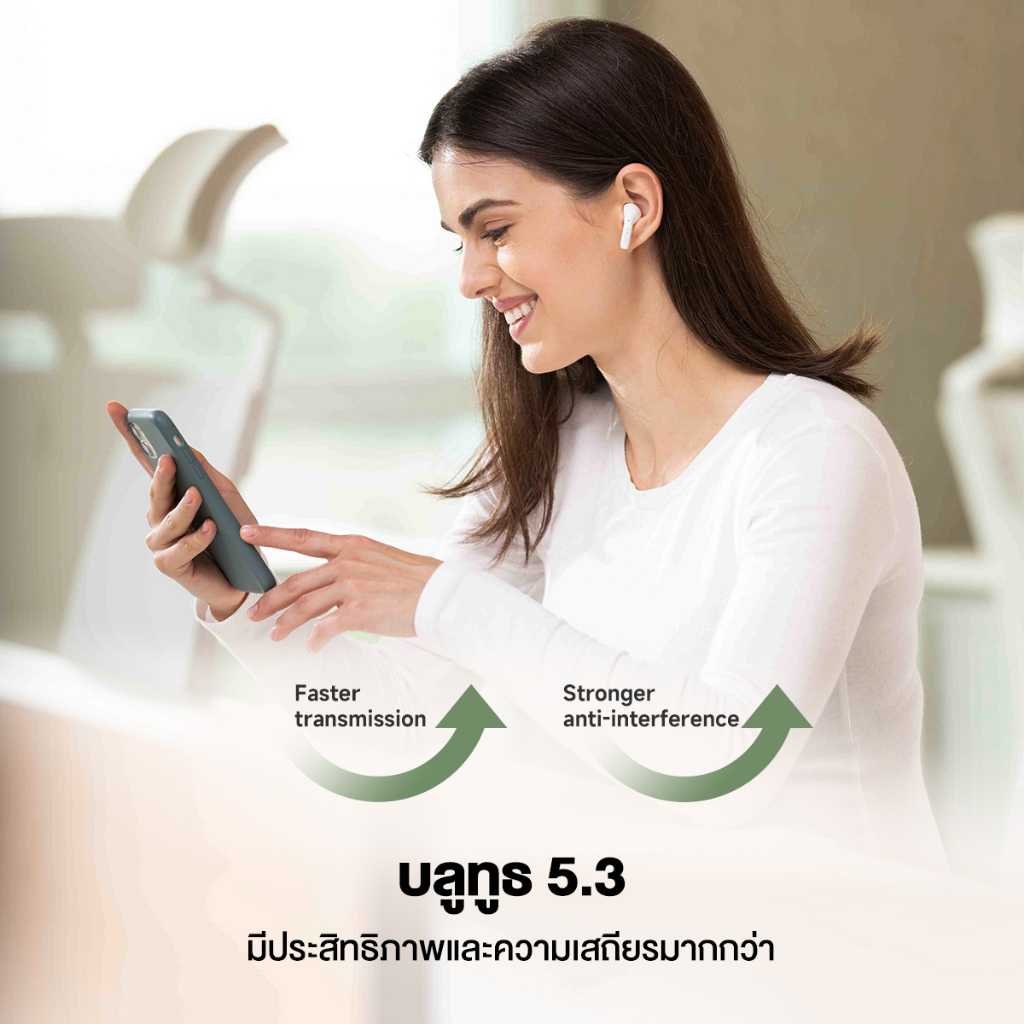 Edifier X2s หูฟังบลูทูธ TWS หูฟังไร้สายบลูทูธ 5.3 ไดร์เวอร์ขนาด 13 มม. เบสหนักแน่น น้ำหนักเบา เวลาเล่น 26 ชม. กันฝุ่นและกันน้ำได้ระดับ IP54