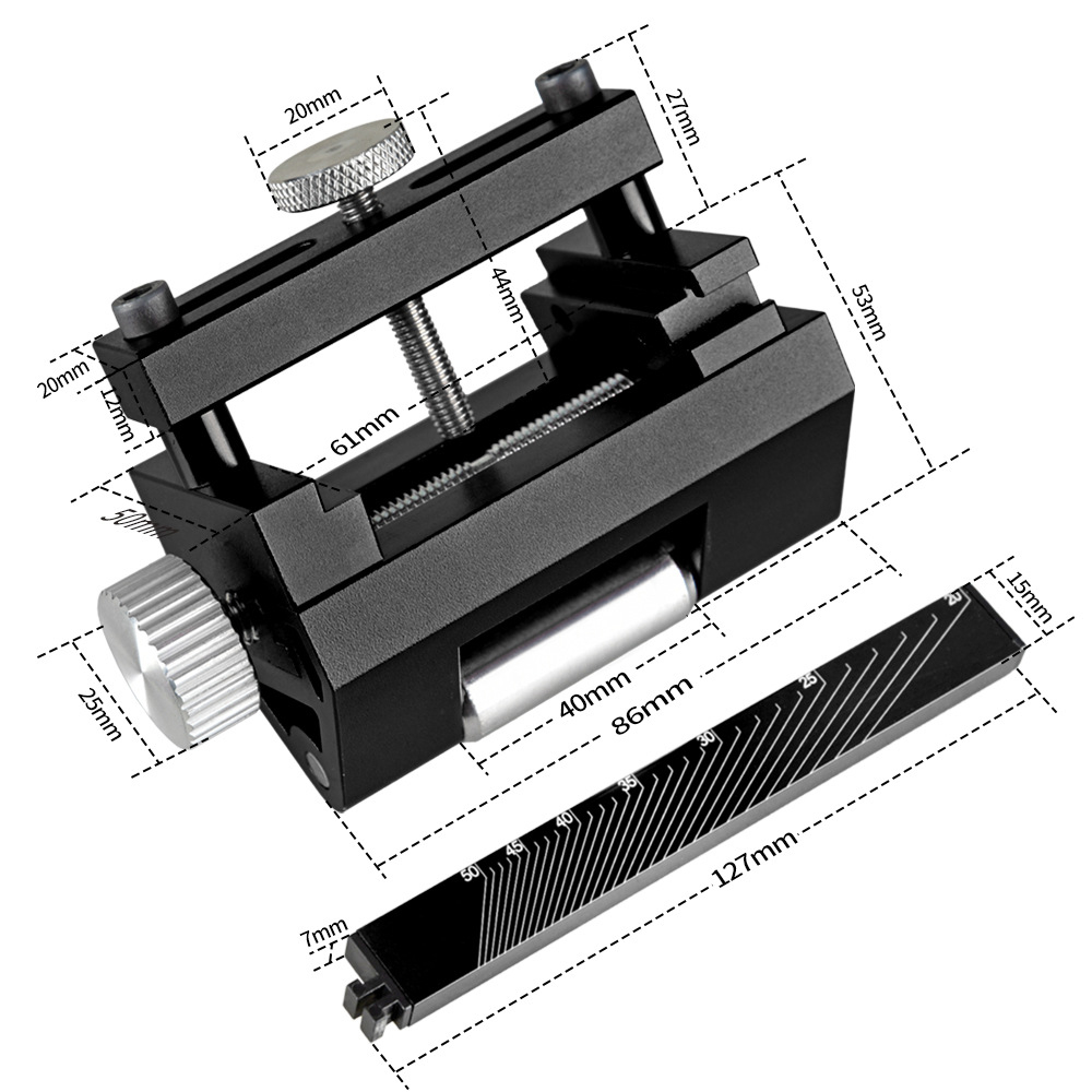 20-50° Fixed Angle Sharpening Frame Angle Sharpener Guide Bracket Knife ...
