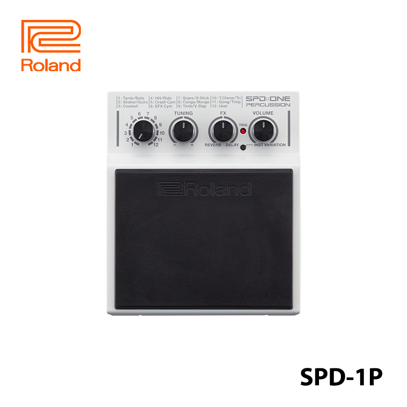 roland-spd-1p-แผ่นเคาะตัวอย่างกลองอิเล็กทรอนิกส์-อุปกรณ์เสริมเครื่องดนตรี