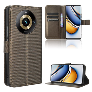 Realme 11 Pro Plus 5G เคส PU Leather Case เคสโทรศัพท์ Stand Wallet Realme 11Pro 5G เคสมือถือ Cover