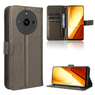 Realme 11 5G เคส PU Leather Case เคสโทรศัพท์ Stand Wallet Realme11 5G เคสมือถือ Cover