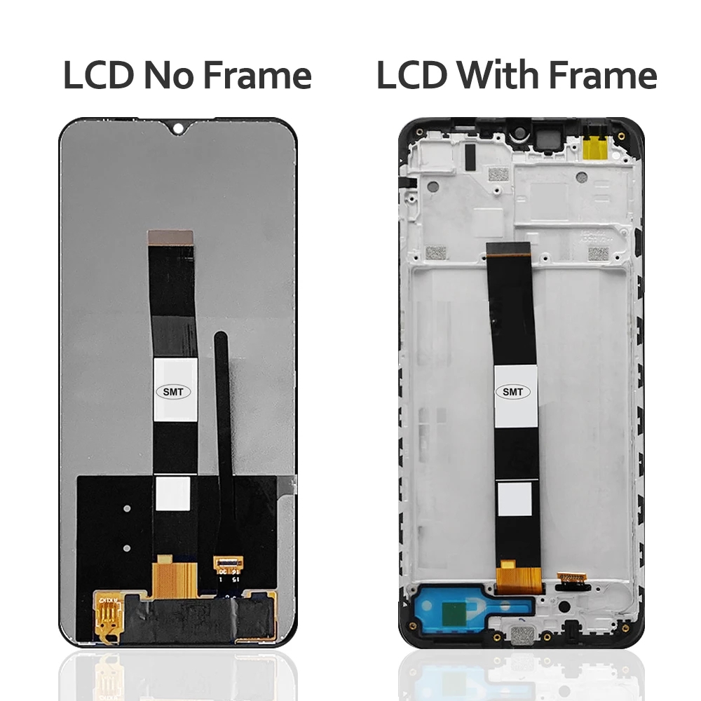 หน้าจอแสดงผลสัมผัสดิจิทัล-lcd-สําหรับ-xiaomi-redmi-9a-9c-nfc-9at-9i-10a-m2006c3lg-m2006c3mg-220233l2c-พร้อมกรอบ-แบบเปลี่ยน