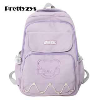 School Backpack Prettyzys 2023 Korean Students Bag Large capacity 15.6 inch For Teenage Girls