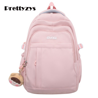 School Backpack Prettyzys 2023 Korean Students Bag Large capacity 15.6 inch For Teenage Girls