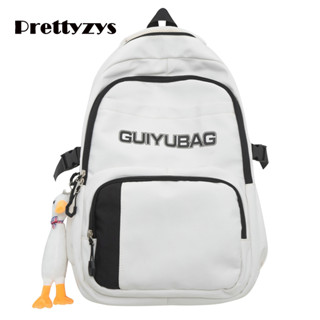 Backpack Prettyzys 2023 Korean  Students Bag Large capacity 14 inch For Men and Women