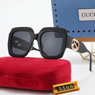 Gucci 2022 แว่นตากันแดด กรอบขนาดใหญ่ ไล่โทนสี หรูหรา แฟชั่นคลาสสิก สําหรับผู้ชาย ผู้หญิง uv400