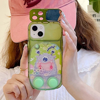 เคสโทรศัพท์มือถือ กันกระแทก ลายมอนสเตอร์น่ารัก 3D เรียบง่าย หรูหรา สําหรับ iPhone 14PROMAX 11 12PROMAX 13PROMAX 14PLUS