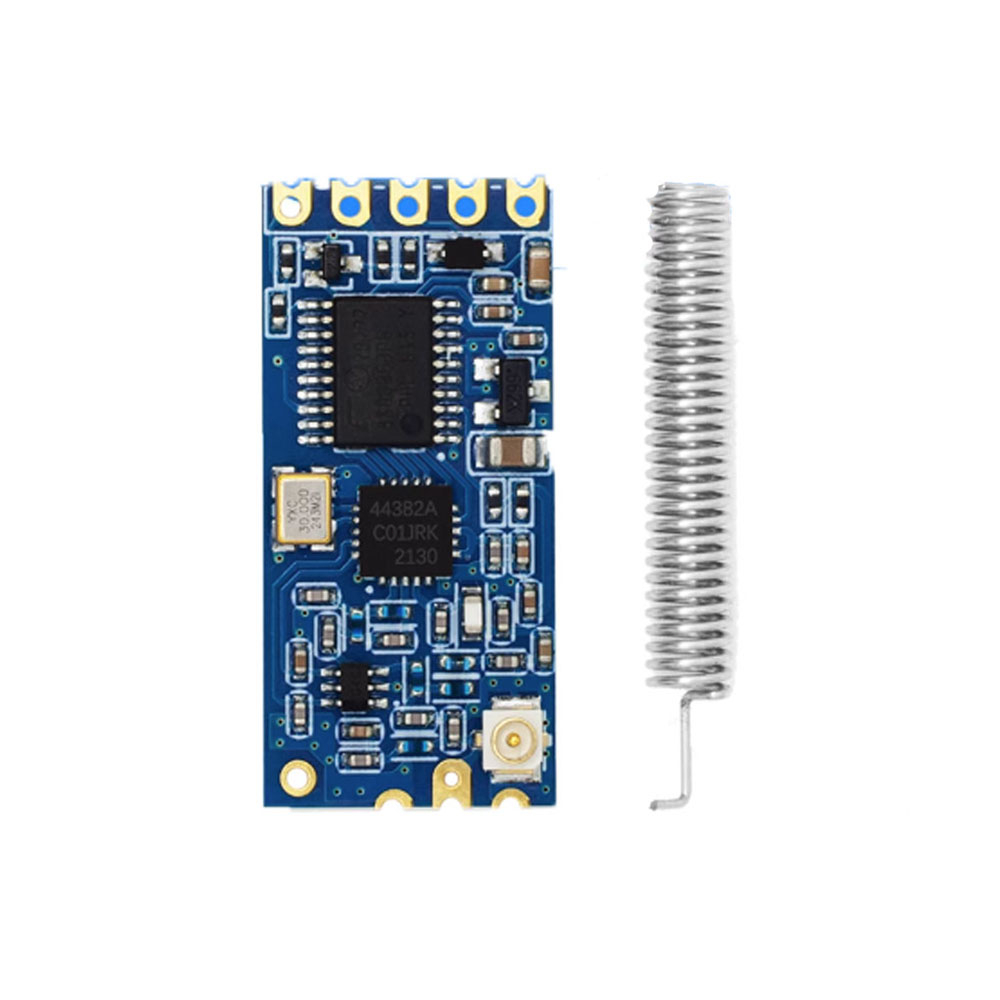 ใหม่ โมดูลพอร์ตอนุกรมไร้สาย บลูทูธ 433Mhz HC-12 SI4463 1000 เมตร 1 ชิ้น ...