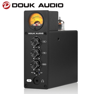 Douk Audio P6 HiFi JAN5654 วาล์วขยายเสียงสเตอริโอ บลูทูธ 5.1 พร้อมมิเตอร์ VU