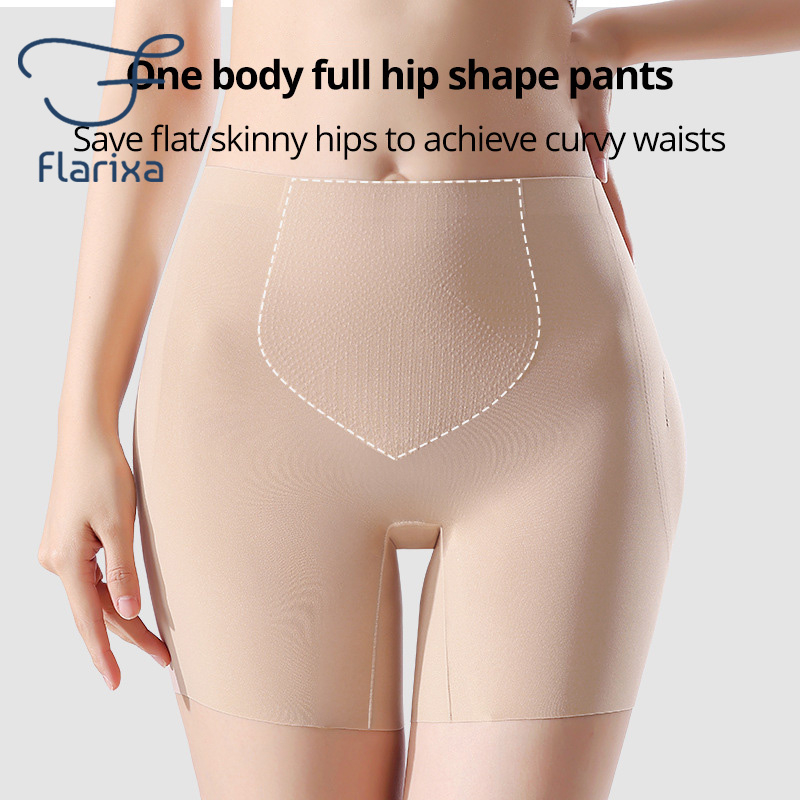 flarixa-กางเกงชั้นใน-ยกกระชับสะโพก-เอวสูง-ควบคุมหน้าท้อง-กระชับสัดส่วน-กางเกงขาสั้น-ผ้าเรยอน-ไร้รอยต่อ-เพื่อความปลอดภัย-สําหรับผู้หญิง