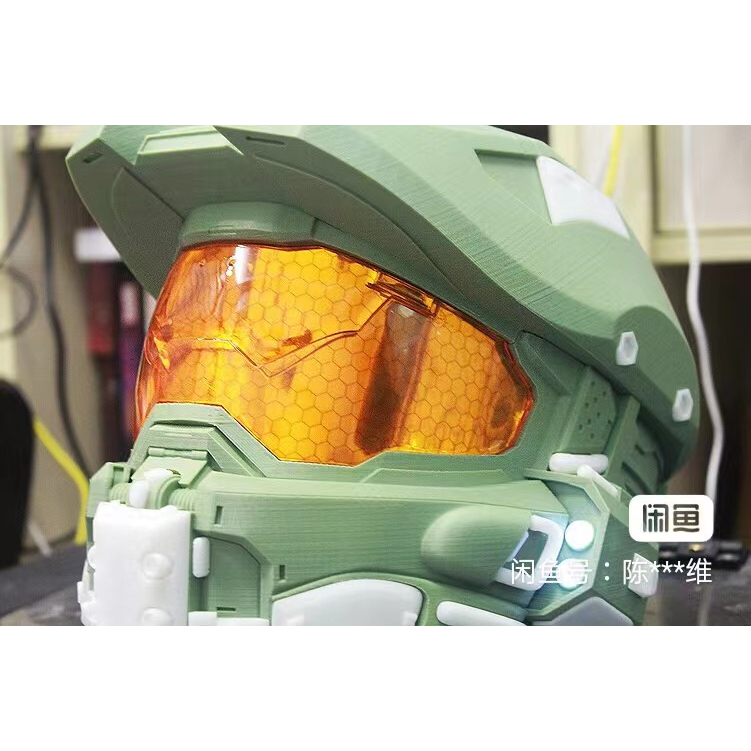 หมวกกันน็อคคอสเพลย์-พิมพ์ลาย-halo-master-chief-1-13d-สวมใส่ได้จริง