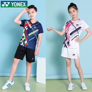 New Yonex เสื้อแบดมินตัน แขนสั้น แห้งเร็ว เข้าได้กับทุกชุด สําหรับผู้ชายและผู้หญิง