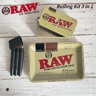 3 Pcs/set, All in One Raw Rolling Tray Pre Rolled Cones Storage Case Kit