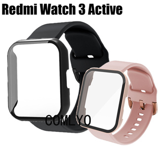 สําหรับ Redmi Watch 3 Active Lite สายซิลิโคน สายรัดข้อมือ กีฬา เคส PC ป้องกัน กันชน