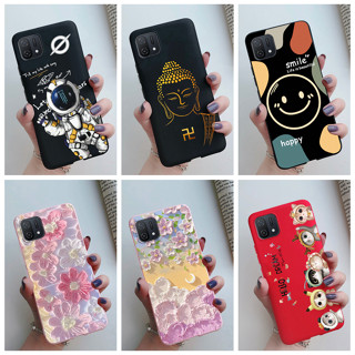 เคสโทรศัพท์มือถือ TPU นิ่ม พิมพ์ลายดอกไม้ นักบินอวกาศ สําหรับ Oppo A16K A 16K CPH2349 A16K 2021