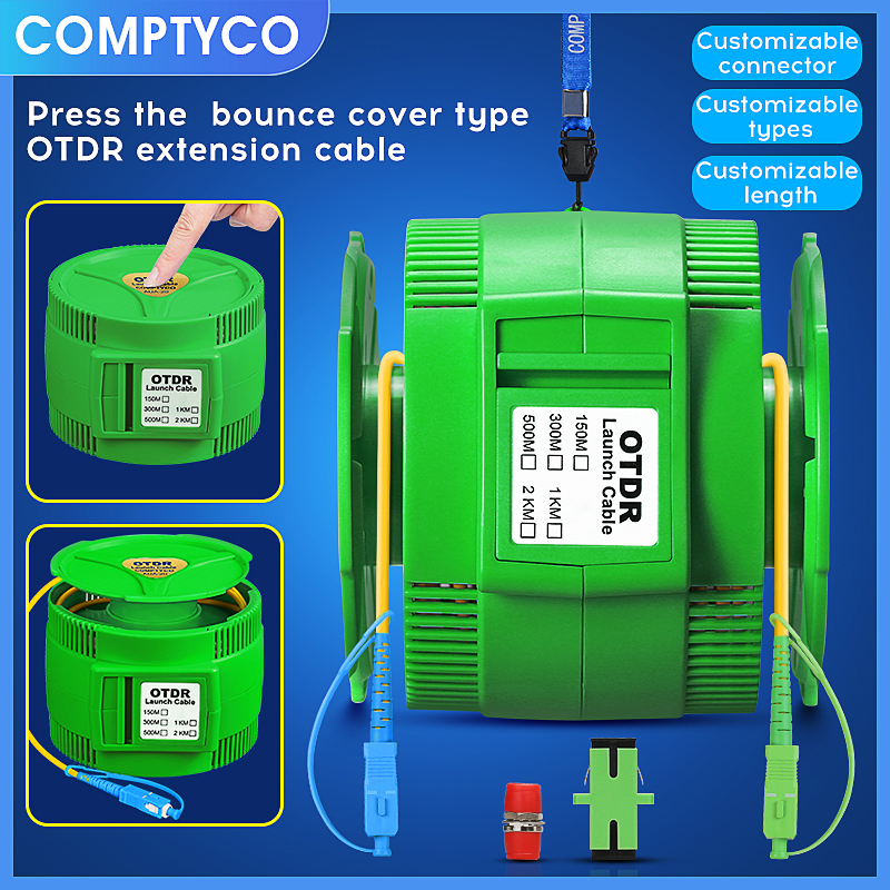 comptyco-aua-20-otdr-สายเคเบิลทดสอบไฟเบอร์ออปติก-150-ม-300-ม-500-ม-1-กม-2-กม-โหมดเดียว-หลายโหมด-sc-upc-sc-upc