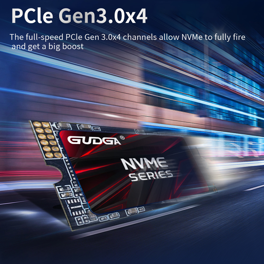 Gudga M.2 NVMe PCIe ฮาร์ดดิสก์ไดรฟ์ภายใน SSD 256gb 1TB 128GB 512GB ขนาด ...