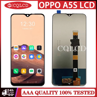 อะไหล่หน้าจอสัมผัสดิจิทัล LCD แบบเปลี่ยน สําหรับ OPPO A5s LCD AX5s