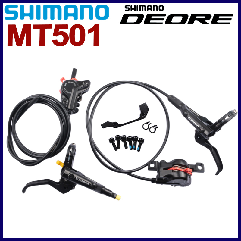 shimano-mt400-mt501-ดิสก์เบรกไฮดรอลิค-ด้านหน้า-และหลัง-850-มม-800-มม-1450-มม-2-ลูกสูบ