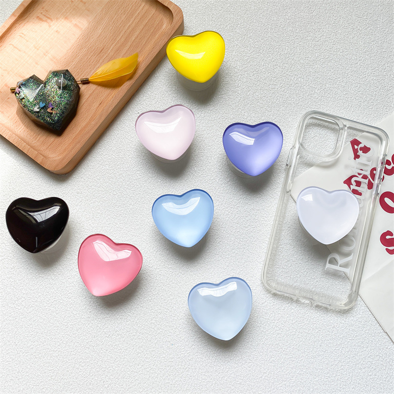 ที่วางโทรศัพท์มือถือคริสตัล-รูปหัวใจน่ารัก-สามมิติ-ขนาดเล็ก-แบบสร้างสรรค์