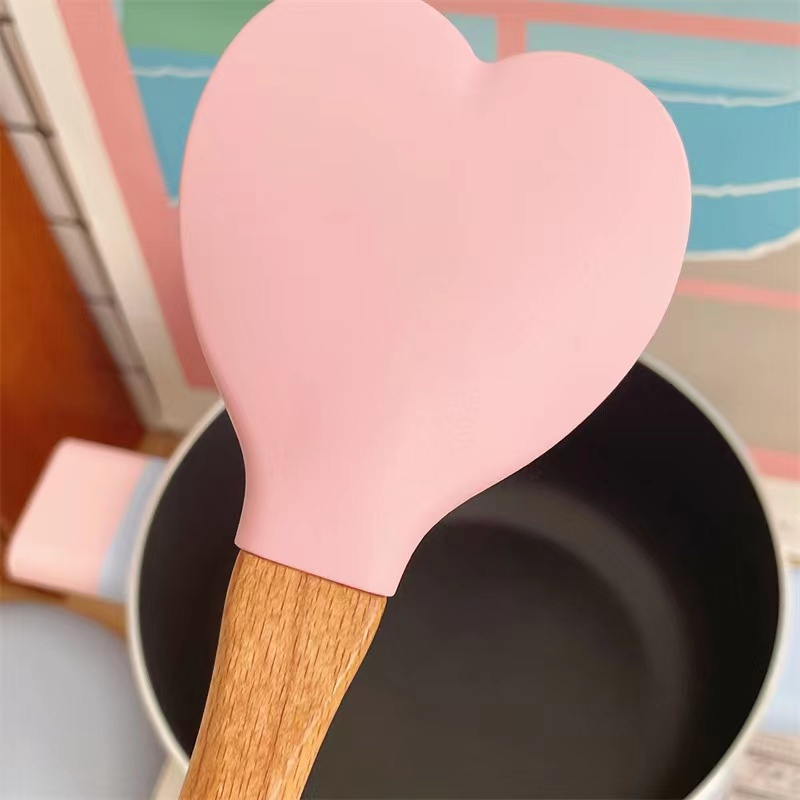 แม่พิมพ์ซิลิโคน-รูปหัวใจ-สีชมพู-สําหรับทําขนมหวาน-บาร์บี้-ไม้พายเค้ก-เครื่องใช้ในครัว-เครื่องครัว