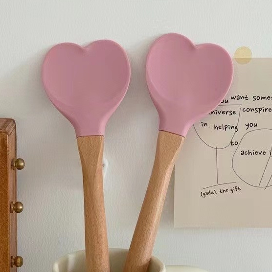 แม่พิมพ์ซิลิโคน-รูปหัวใจ-สีชมพู-สําหรับทําขนมหวาน-บาร์บี้-ไม้พายเค้ก-เครื่องใช้ในครัว-เครื่องครัว