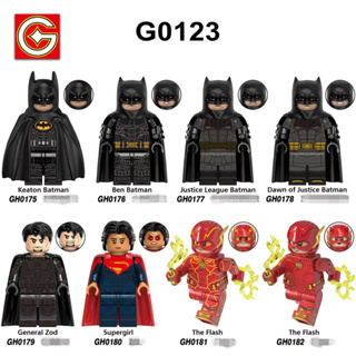 ของเล่นบล็อกตัวต่อฟิกเกอร์ Keaton Ben Flash Zod Girl G0123