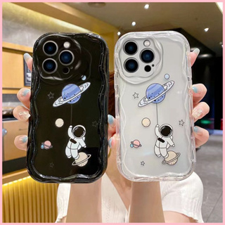 เคส Infinix Hot 8 Hot 9 Note 7 Lite Smart 5 Smart 6 ram 3 Hot 9 Play Hot 10 Play Hot 11 Play Smart 6 ram 2 Smart 6 HD Smart 6 Plus Hot 12 Play Hot 12 Play Nfc Hot 20 4G เคส ประเภทครีมนักบินอวกาศรอบขอบโทรศัพท์กรณี