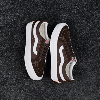 Va&amp;0ons Sk8-Low Retro Brown Yu 2023 รองเท้าผ้าใบลําลอง เหมาะกับการเล่นสเก็ตบอร์ด -2402