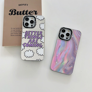 Better Things Are Coming CT เคสโทรศัพท์มือถือแบบกระจก ชุบไฟฟ้า สีเงิน สําหรับ iphone11 12 13 14 15 promax