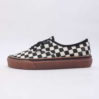 Va&amp;0ons Auth Classic Anaheim Checkerboard รองเท้าผ้าใบลําลอง ยางพารา -2426