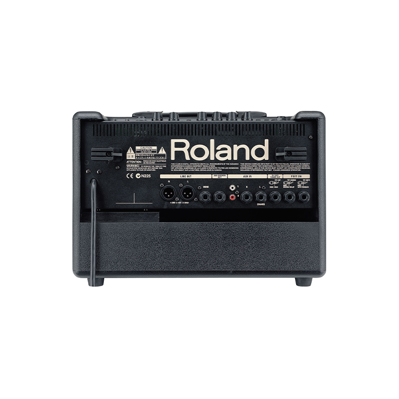 roland-ac-60-ac-60-rw-เครื่องขยายเสียงกีตาร์อะคูสติก-พร้อมลําโพงคู่-30-วัตต์-6-5-นิ้ว-ไม้โรสวูด