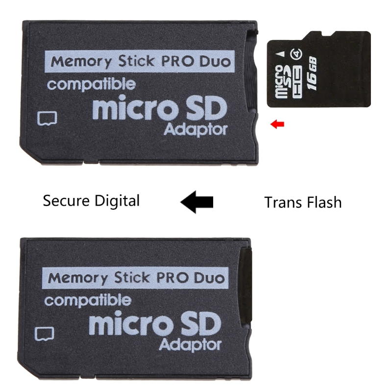 การ์ดอะแดปเตอร์แปลง-autu-micro-sdhc-tf-to-memory-stick-ms-pro-duo-psp