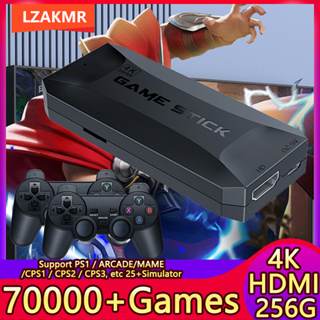 ใหม่ กล่องเกมคอนโซล 4K HDMI M16 256G 70000+ สไตล์เรโทร สําหรับ PS1 ARCADE รองรับ 25 Emulators