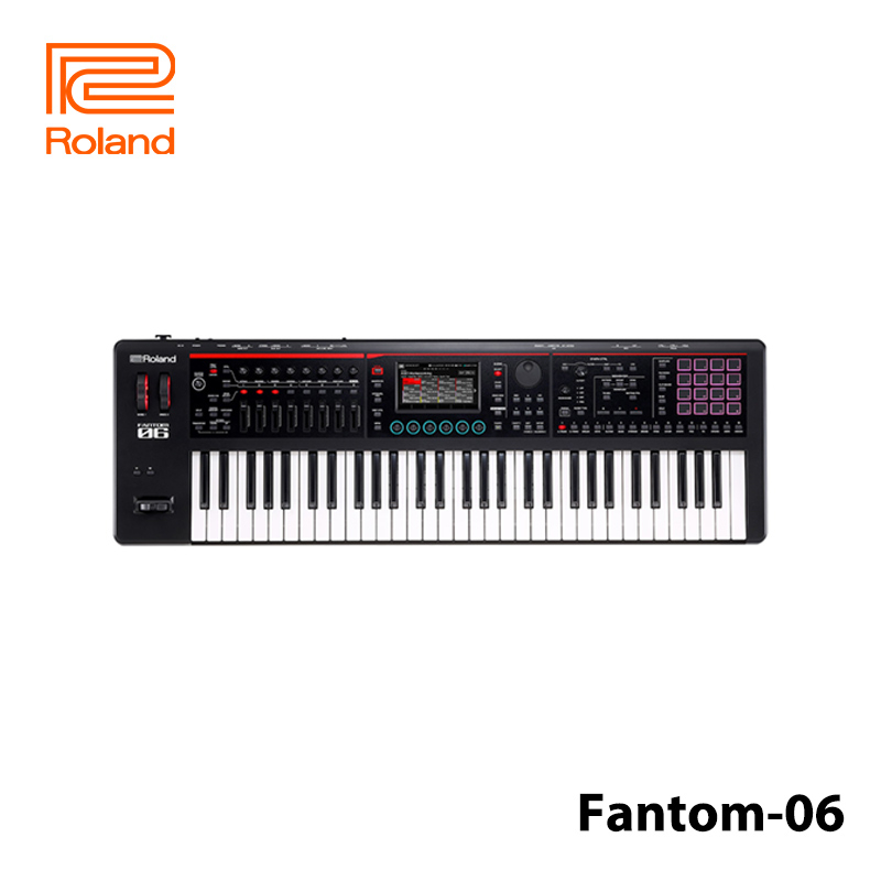 roland-fantom-06-คีย์บอร์ดเปียโนไฟฟ้า-61-คีย์-61-คีย์-น้ําหนักเบา