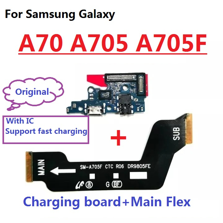 ของแท้ แท่นชาร์จ USB พร้อมไอซี ชาร์จเร็ว สําหรับ Samsung A70 A705 A705F ...
