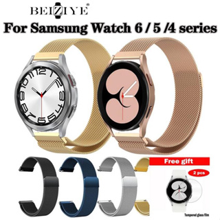 beiziye สายสมาร์ทวอทช์ samsung galaxy watch 6 classic 47/43 มม 5 Pro 4 classic สมาร์ทวอช สาย Samsung Galaxy watch 6 5 4 40มม/44 มม สมาร์ทวอช