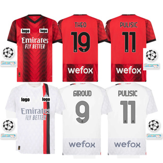 [Fans Issue] เสื้อกีฬาแขนสั้น ลายทีมชาติฟุตบอล MILAn 23 24 ชุดเหย้า สําหรับผู้ชาย