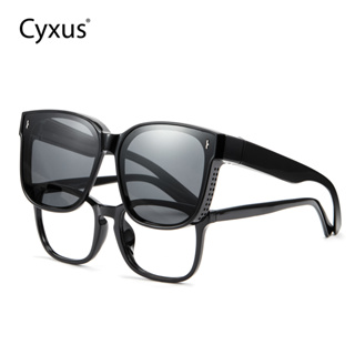 Cyxus แว่นตากันแดด เลนส์โพลาไรซ์ ป้องกันรังสียูวี สําหรับผู้หญิง และผู้ชาย 1116