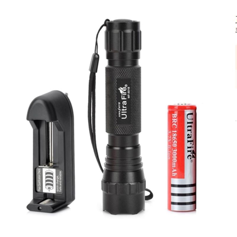 ไฟฉาย UltraFire WF501B พร้อม CREE T6 LED Camping เดินป่าแสงสีขาว ...