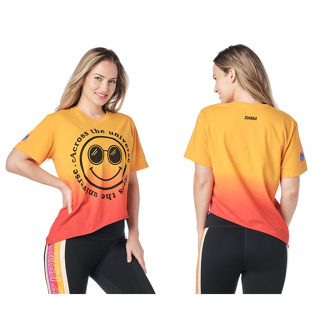 ใหม่ zumba เสื้อออกกําลังกาย zumba Across the universe top z1t00 0119