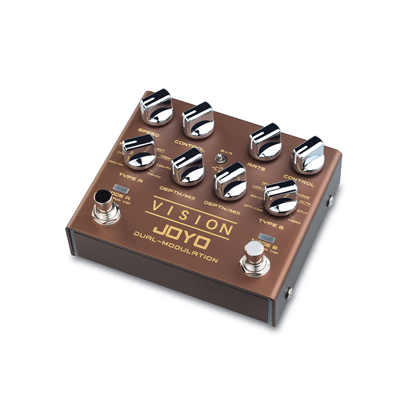 joyo-r-09-vision-แป้นเหยียบเอฟเฟคกีตาร์ไฟฟ้า-แบบช่องคู่