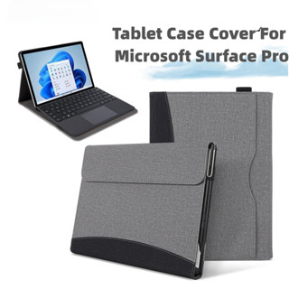 เคสแท็บเล็ต พร้อมคีย์บอร์ด สําหรับ Microsoft Surface Go 2 3 Pro9 Pro 8 6 5 4 7 Plus