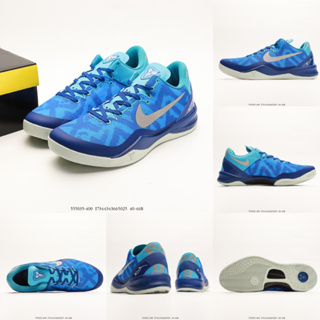 รองเท้าผ้าใบบาสเก็ตบอล Kobe 8 System ทรงข้อต่ํา เหมาะกับใส่เล่นกีฬาบาสเก็ตบอล สําหรับผู้ชาย 555035-400