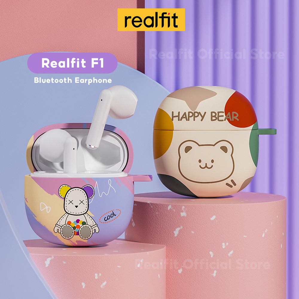 realfit-f1-tws-หูฟังบลูทูธไร้สาย-5-3-พร้อมไมโครโฟน-สําหรับเล่นเกม